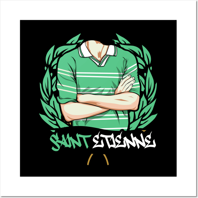 saint etienne Wall Art by lounesartdessin